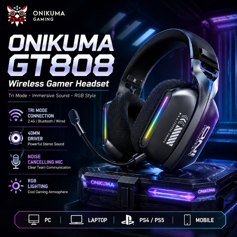 Soundbar Bluetooth Home - ONIKUMA GT808 – casque de jeu