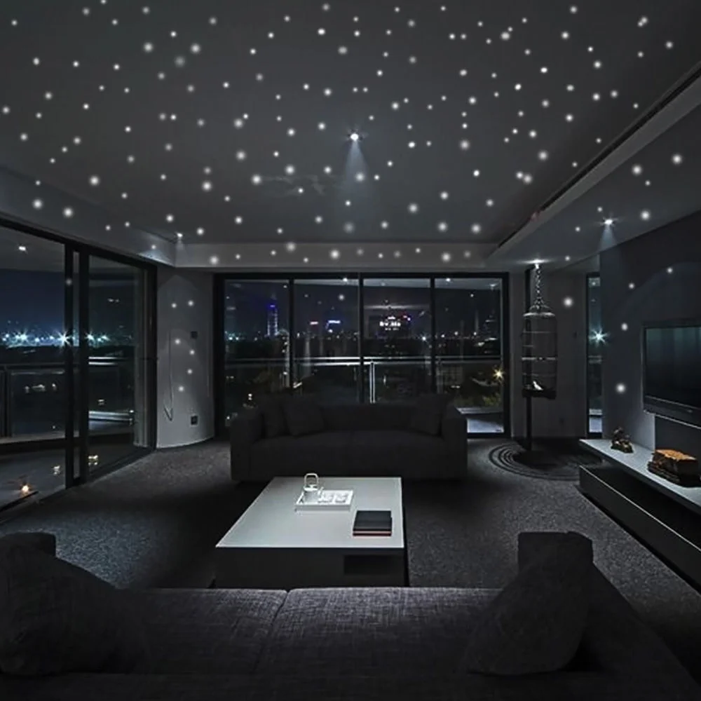 Home Cinema Room - Autocollants muraux qui brillent dans le