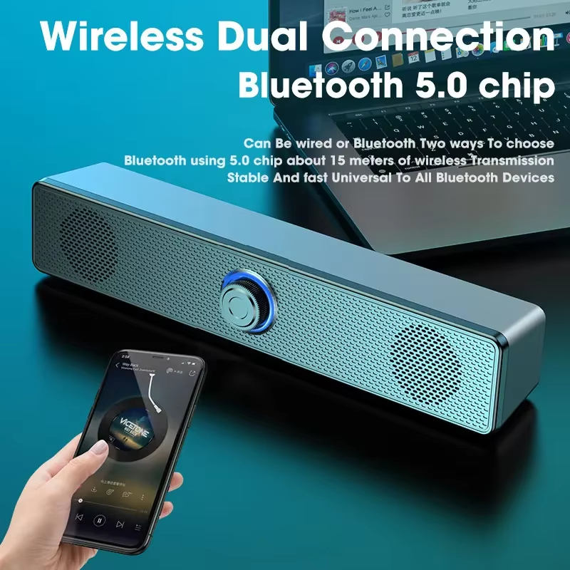 Soundbar Bluetooth Home - Barre de son Bluetooth 5.0 4D
