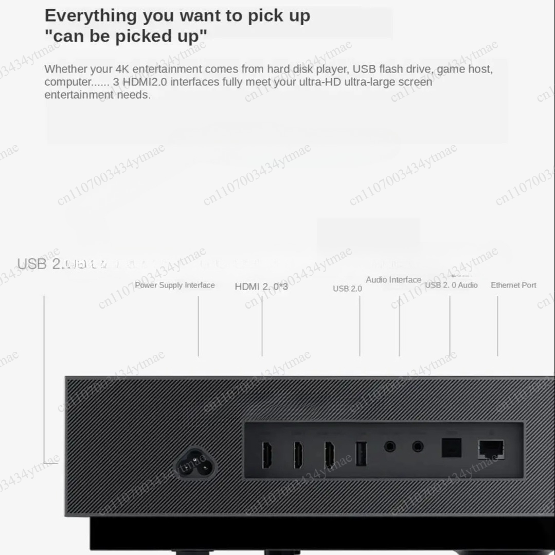 Home Cinema Laser Projector - Projecteur laser 4K 2400 ANSI Lumens,