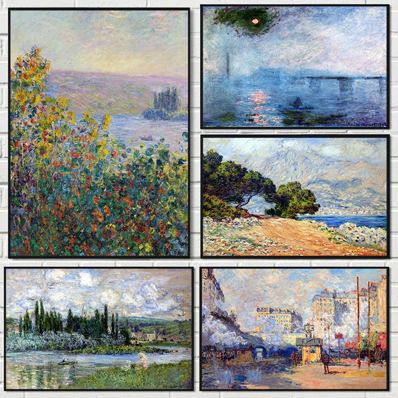 Home Cinema Classic - Peintures sur toile d'art, célèbres paysages
