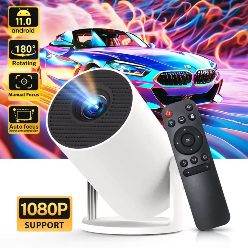 Home Cinema Room - Projecteur Portable 1080P HY300 270, Angle
