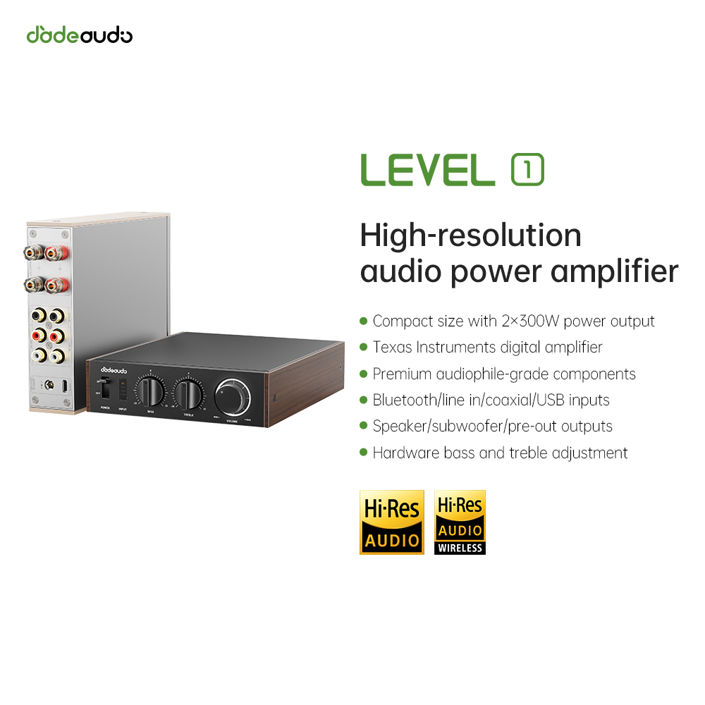 Home Cinema App - Amplificateur HiFi Bluetooth LDAC de bureau