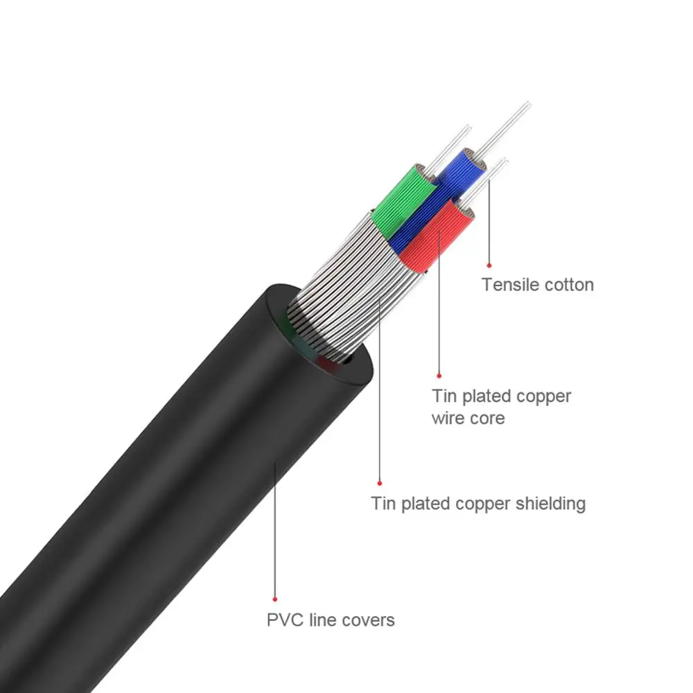 Câble RCA QGeeM 2RCA vers 3.5m - Home Cinema App avis et prix