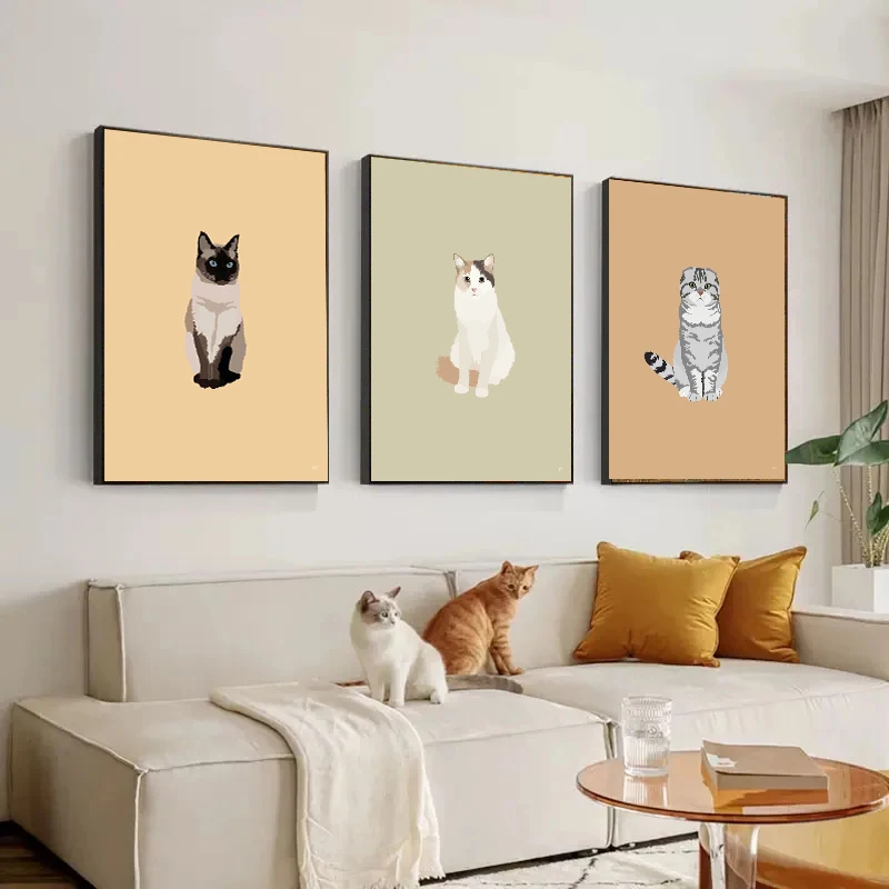 Affiches imprimées de chats si - Home Cinema Classic avis et prix