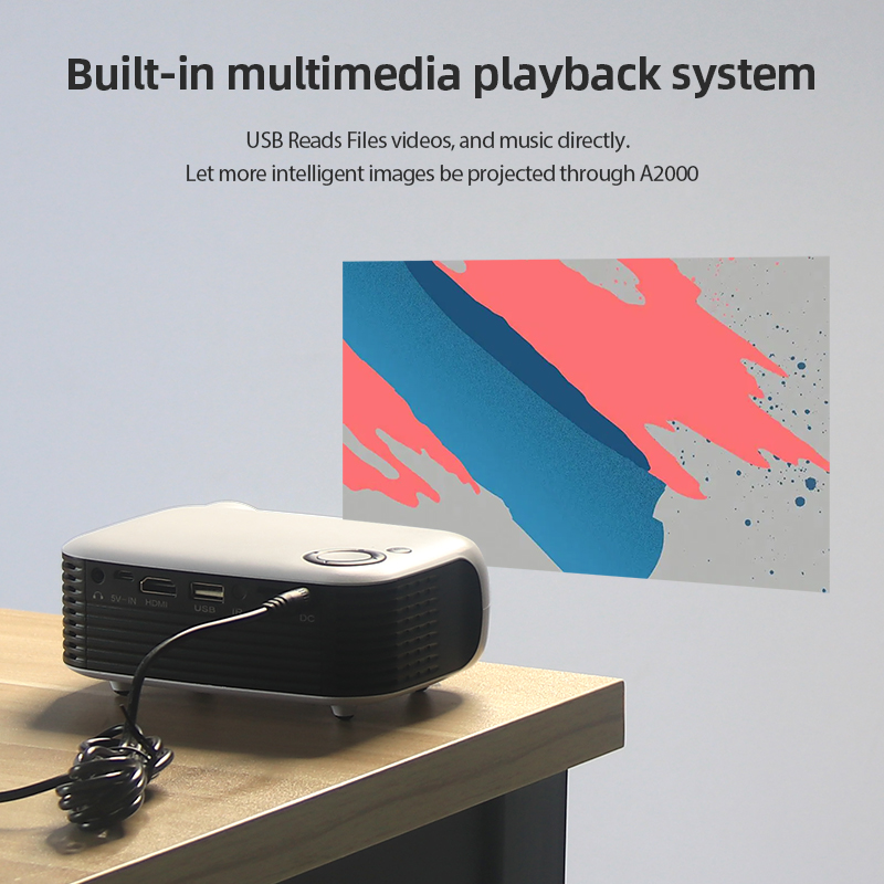 A2000 Mini projecteur Portable - Home Cinema Laser Projector avis et prix