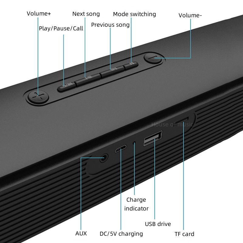 Barre de son TV filaire et san - Soundbar Bluetooth Home avis et prix