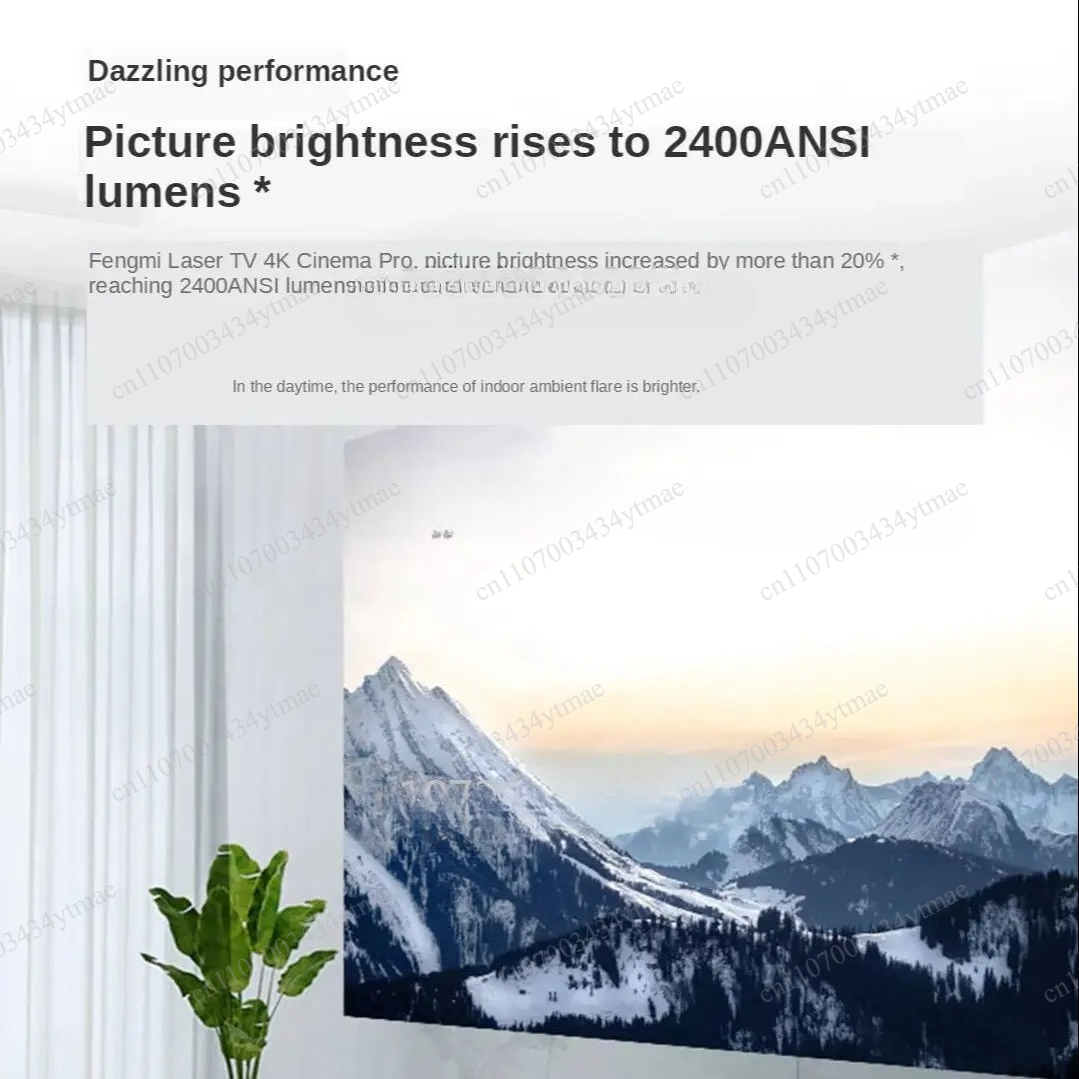 Projecteur laser 4K 2400 ANSI  - Home Cinema Laser Projector avis et prix
