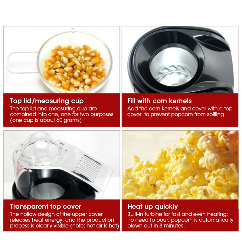 Machine à Popcorn Électrique E - Popcorn Machine Home avis et prix