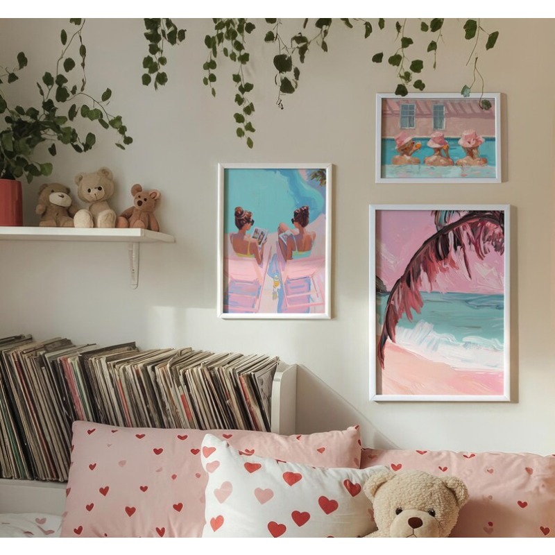 Affiche vintage pour fête esti - Home Cinema Classic avis et prix