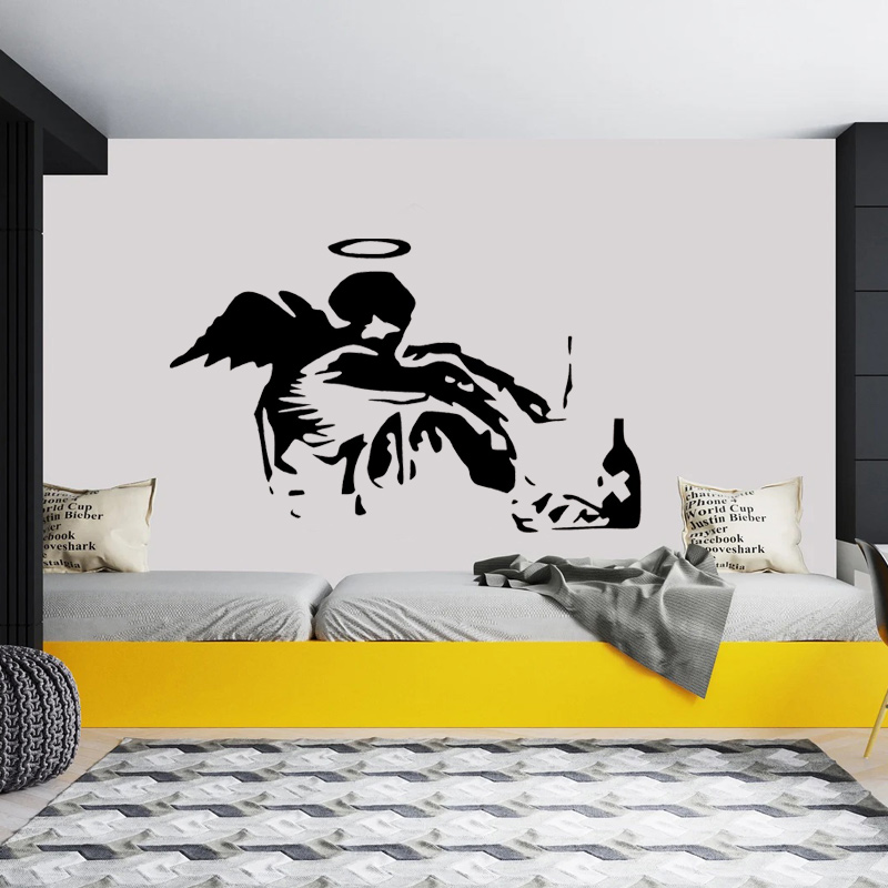 Banksy – autocollants muraux G - Home Cinema Room avis et prix